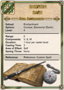 Dungeons & Dragons Spell Cards