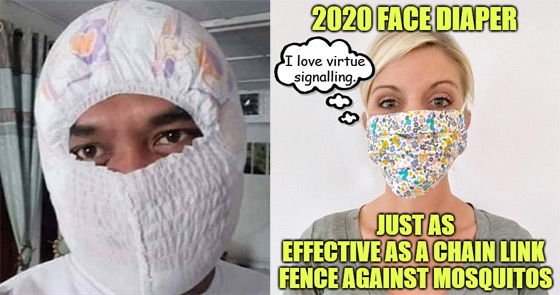 You Suck If You Wear a Face-Diaper